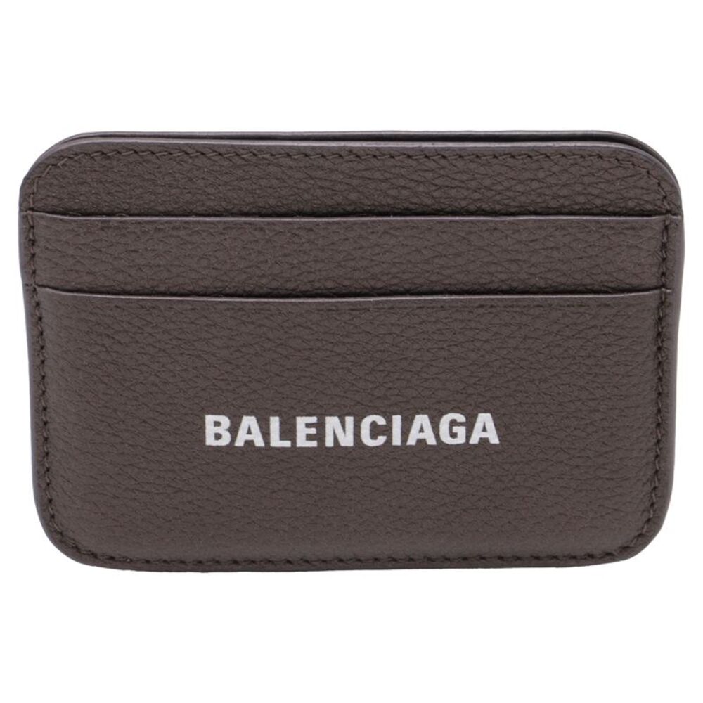 Balenciaga Cash Card Holder in Brown Leather